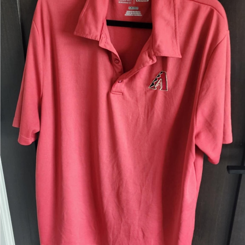 MLB Red Polo Shirt Classic Design- Arizona‎ Diamondbacks
